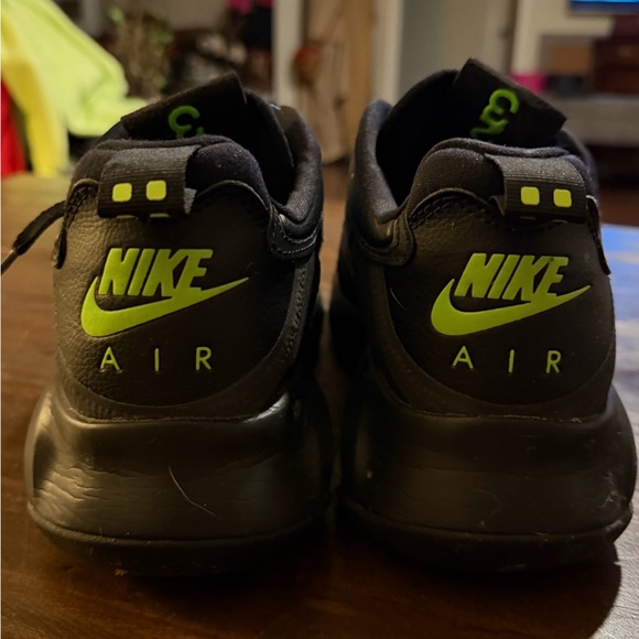 Jordan Air Max 200 Black & Electric Green Size 9.5M - Picture 7 of 12